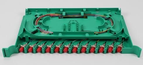 Configuration vide de Sc FC LC de plateau de tresse empaquetée par noyau optique du plateau 12 d'épissure de fusion pleine