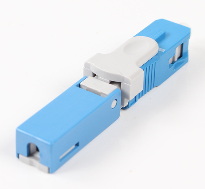 Connecteur froid optique rapide optique pré enterré de fibre de Sc du connecteur FTTH de fibre