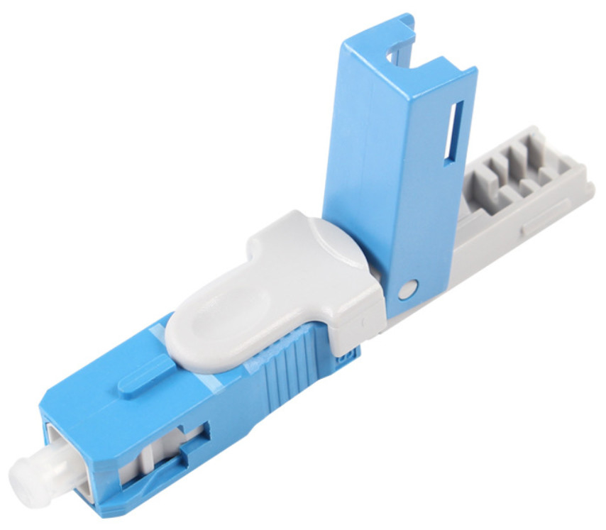 Connecteur froid optique rapide optique pré enterré de fibre de Sc du connecteur FTTH de fibre