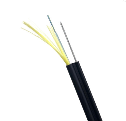 Mode unitaire optique extérieur de noyaux du câble de fibre de GYFXTC8Y 4 - 12 pour la communication de télécom
